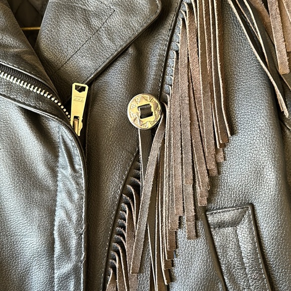 Vintage Open Road Collection Black Leather Jacket, Size Small - Picture 11 of 11